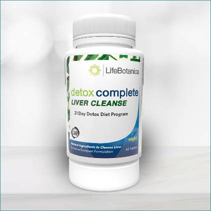 LifeBotanica - Detox Complete Liver Cleanse (Night) - 63 Tablets
