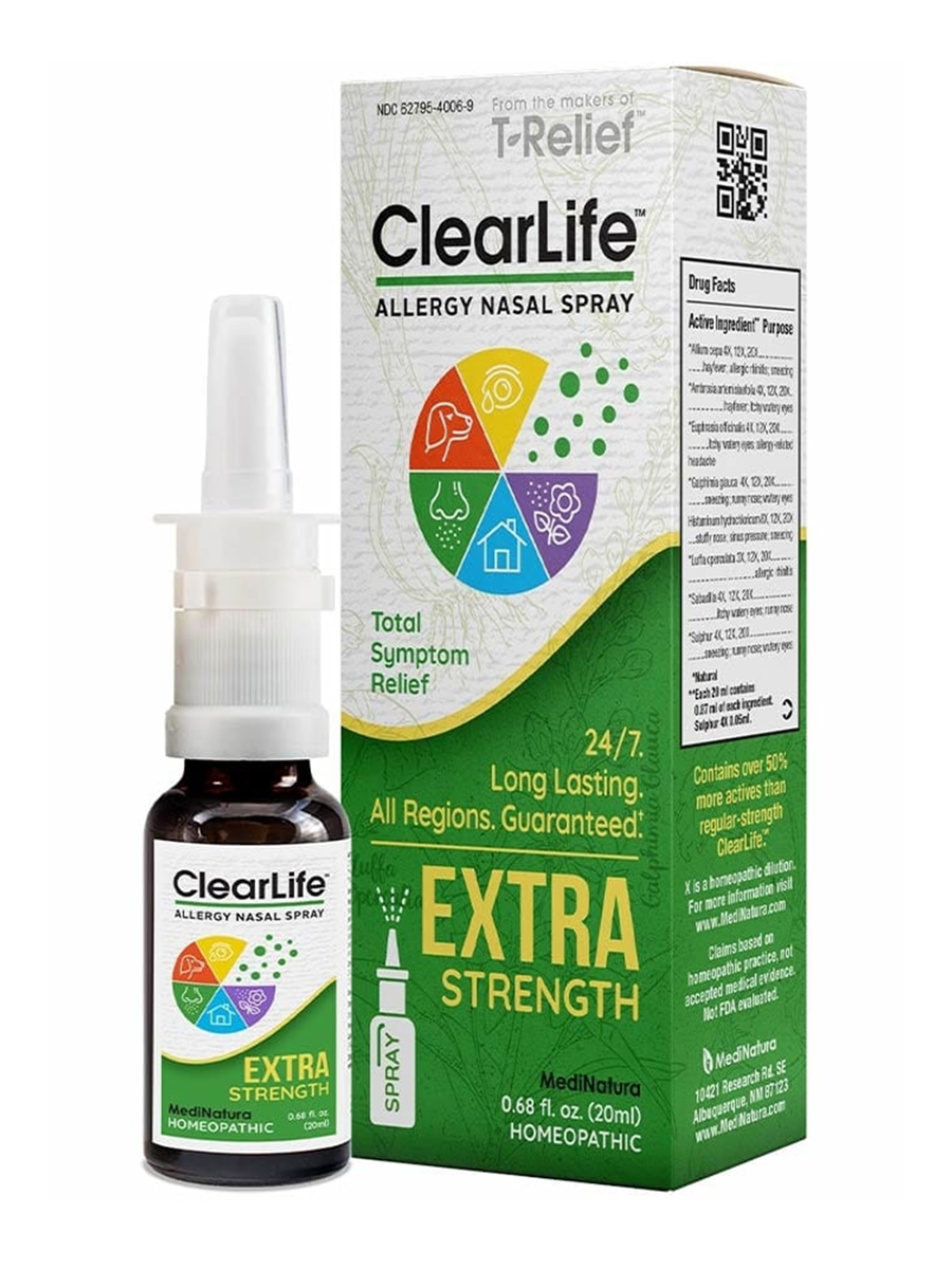 MediNatura - ClearLife Allergy Nasal Spray Extra Strength - 0.68 fl.