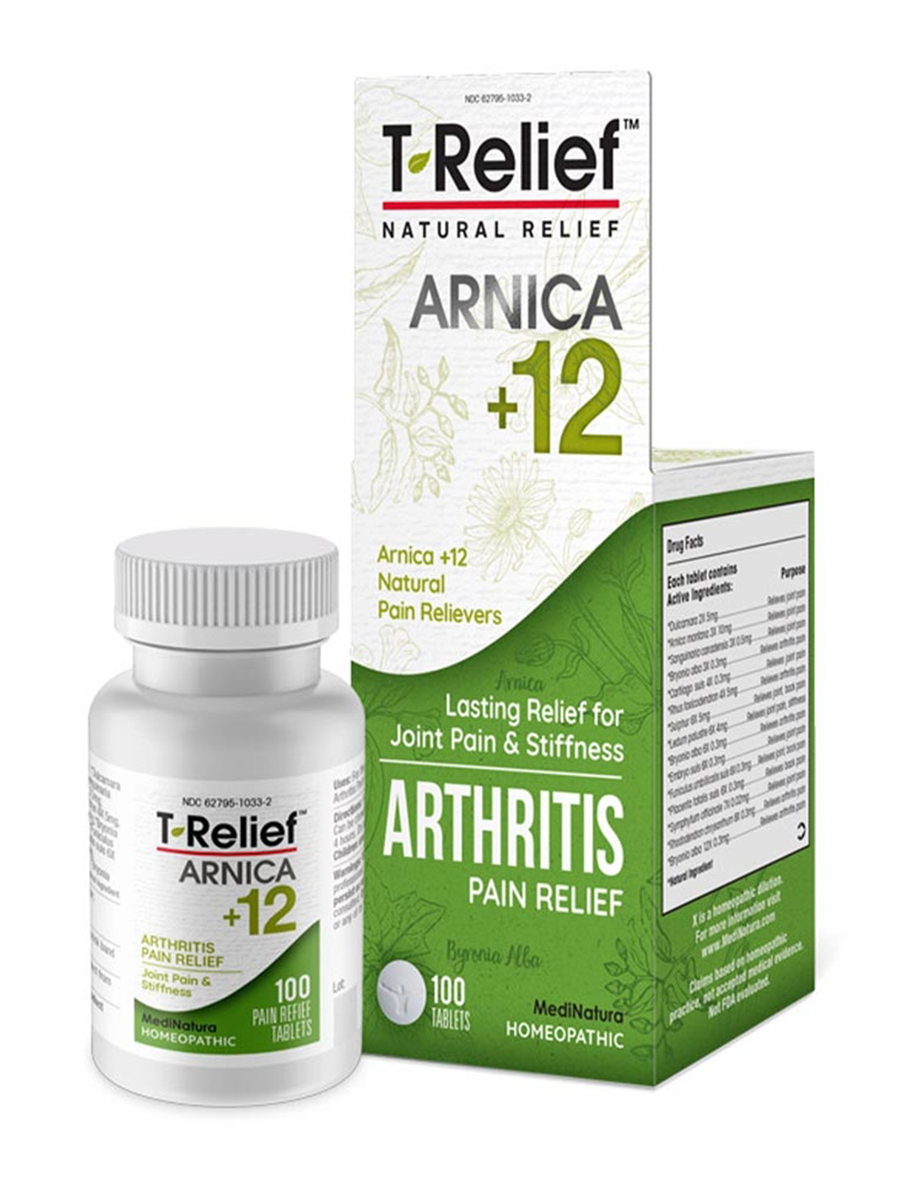 MediNatura - T-Relief Arthritis Pain Relief (Tablets) - 100 Tablets