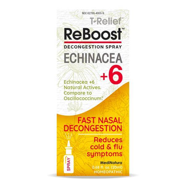 MediNatura - T-Relief Echinacea +6 Decongestion Nasal Spray - 0.68