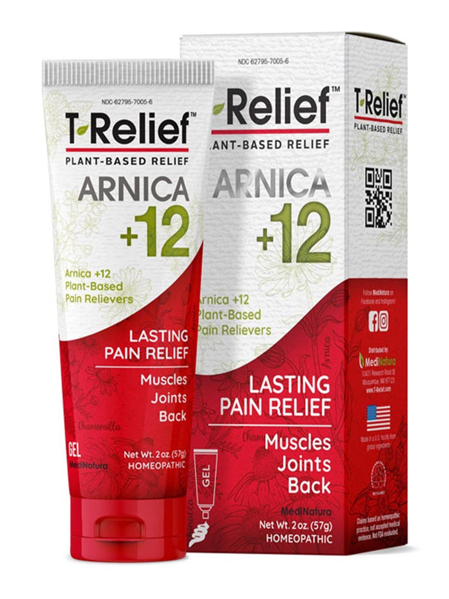 MediNatura - T-Relief Lasting Pain Relief (Gel) - 2 oz (57 Grams)
