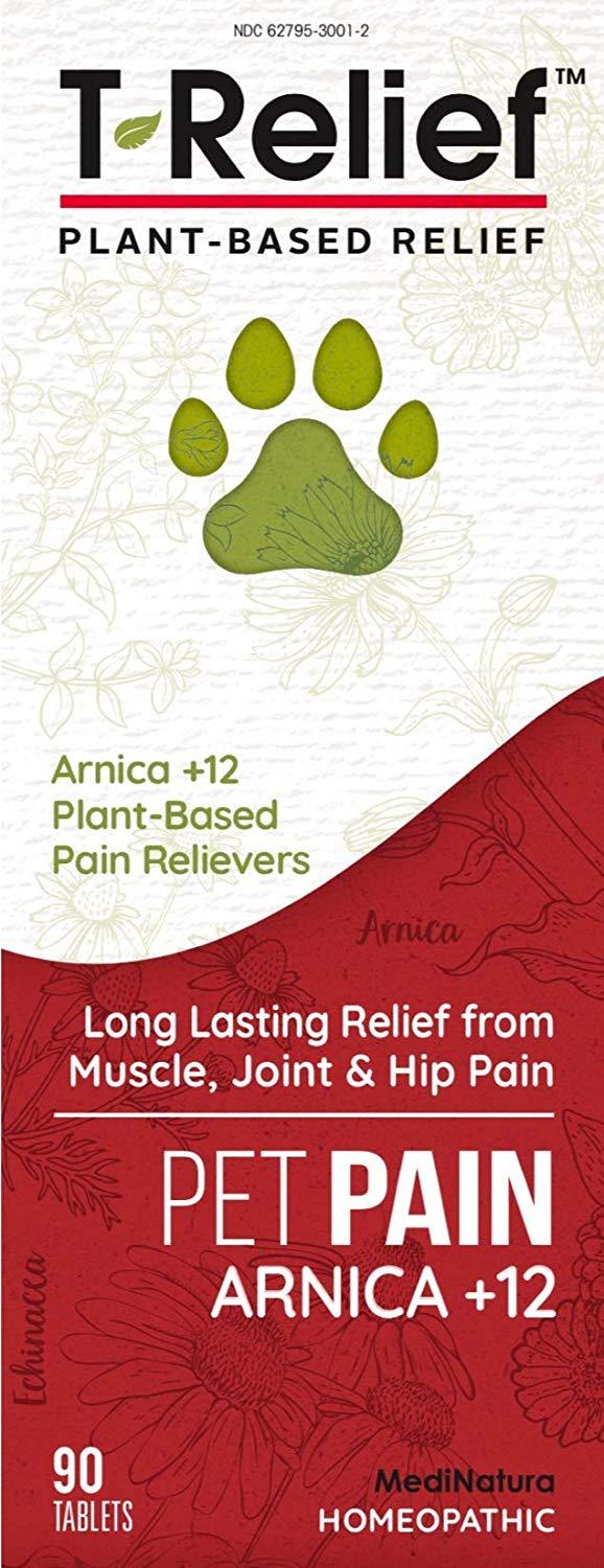 MediNatura - T-Relief Pet Pain Relief Tablets - 90 Tablets