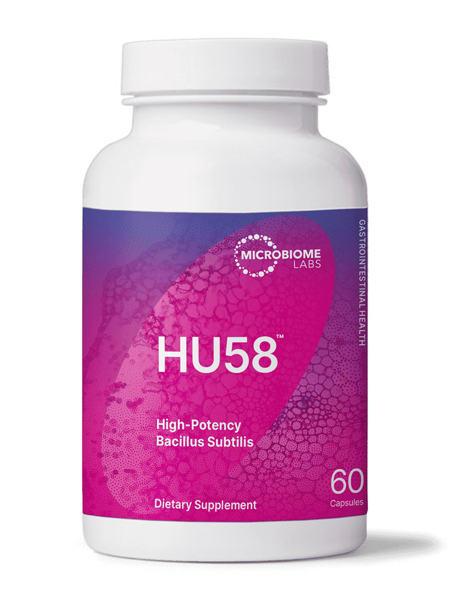 Microbiome Labs - HU58 - High Potency Bacillus Subtilis - 60 Capsules
