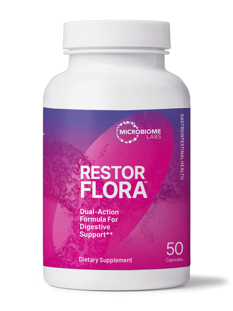 Microbiome Labs - RestorFlora - 50 Capsules