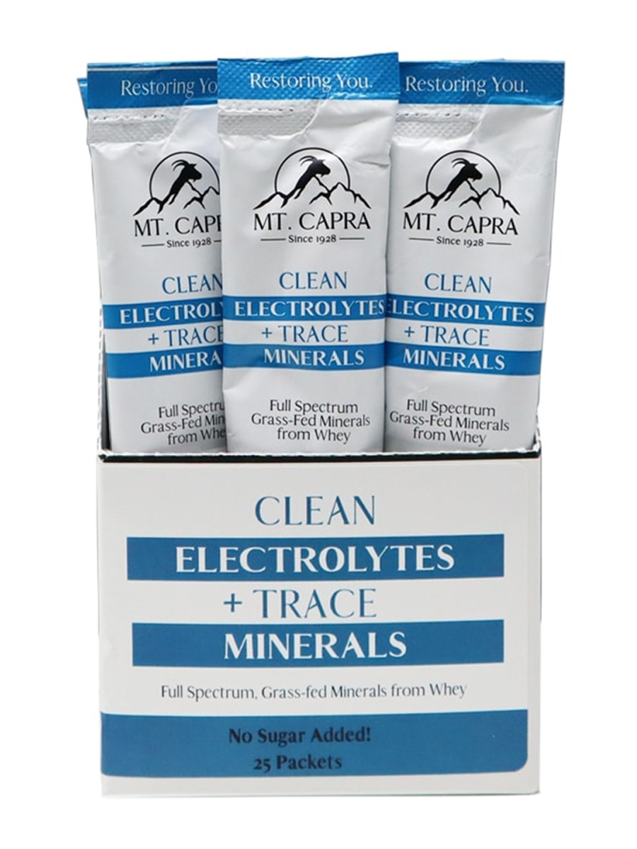 Mt. Capra - Clean Electrolytes + Trace Minerals - 25 Packets
