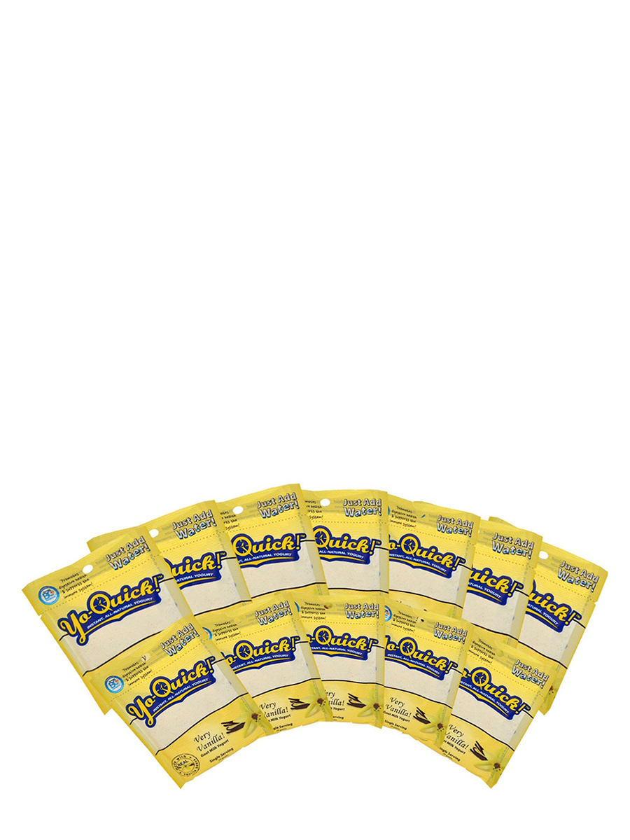Mt. Capra - Yo-Quick! Goat Milk Yogurt, Vanilla Flavor - 12 Packets