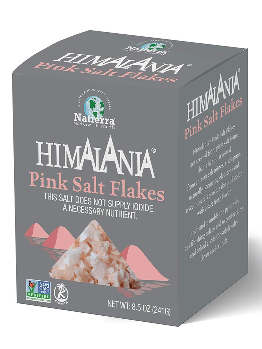 Natierra - Himalania Pink Salt Flakes - 8.5 oz (241 Grams)