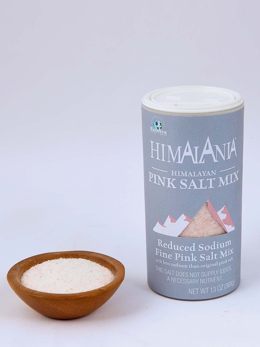 Natierra - Himalania Reduced Sodium Fine Pink Salt Mix - 13 oz (368