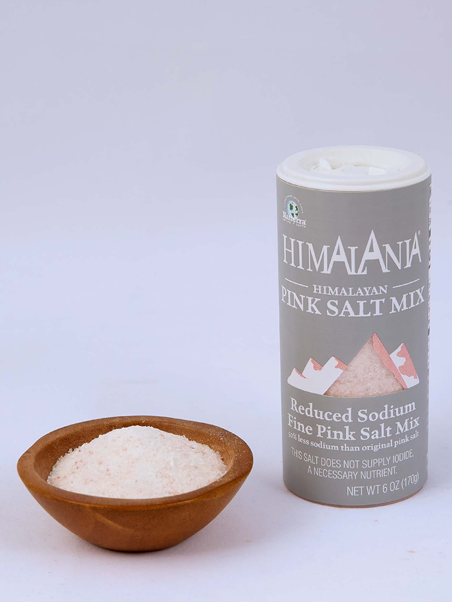 Natierra - Himalania Reduced Sodium Fine Pink Salt Mix - 6 oz (170