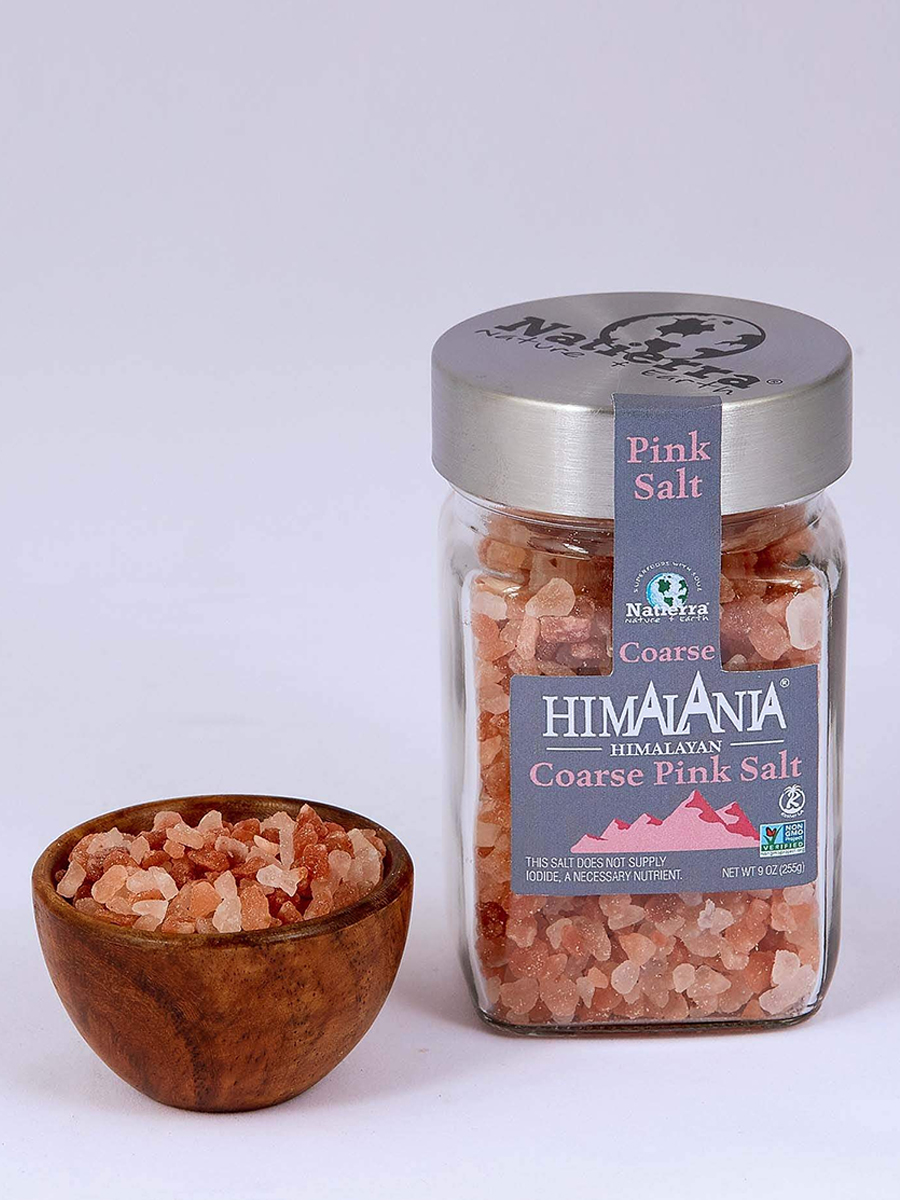 Natierra - InkaSalt Fair Trade Pink Salt (Coarse) - 9 oz (255 Grams)
