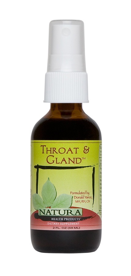 Natura Health Products - Throat & Gland Spray - 2 fl. oz (59 ml)