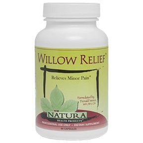 Natura Health Products - Willow Relief - 90 Capsules