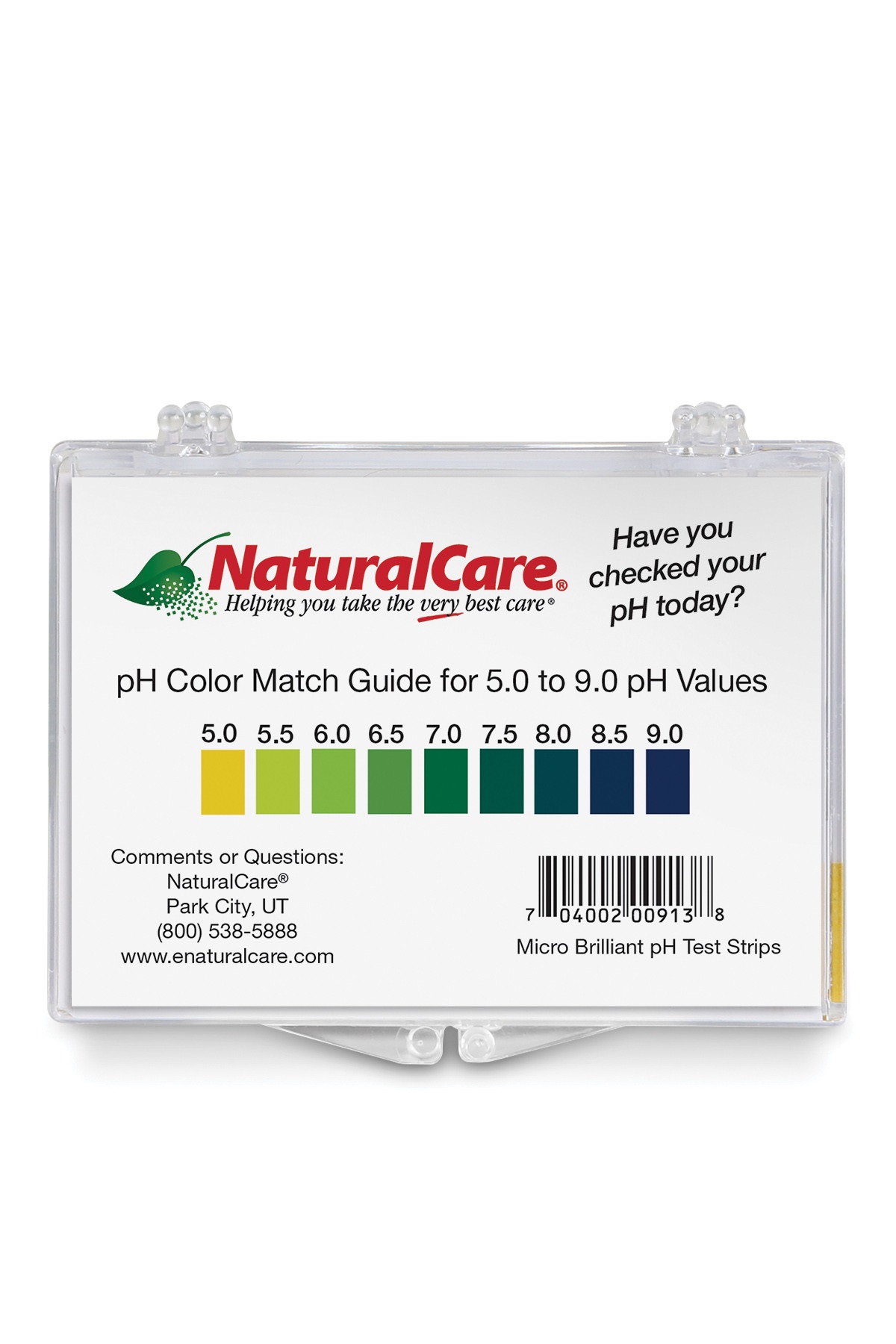 NaturalCare - pH test Strips - 30 Count