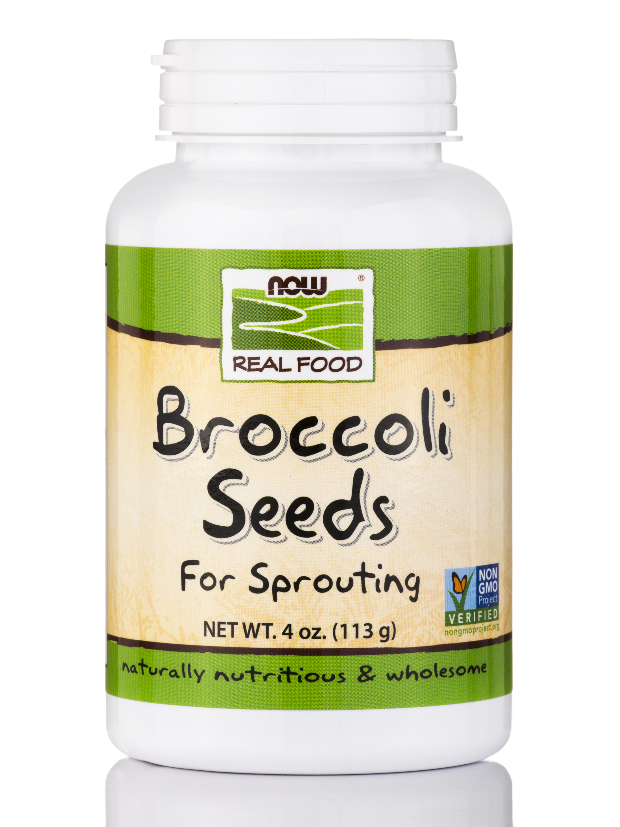 NOW - NOW Real Food - Broccoli Seeds - 4 oz (113 Grams)