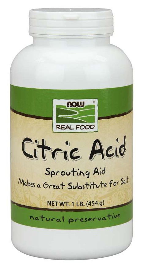 NOW - NOW Real Food - Citric Acid - 1 lb (454 Grams)