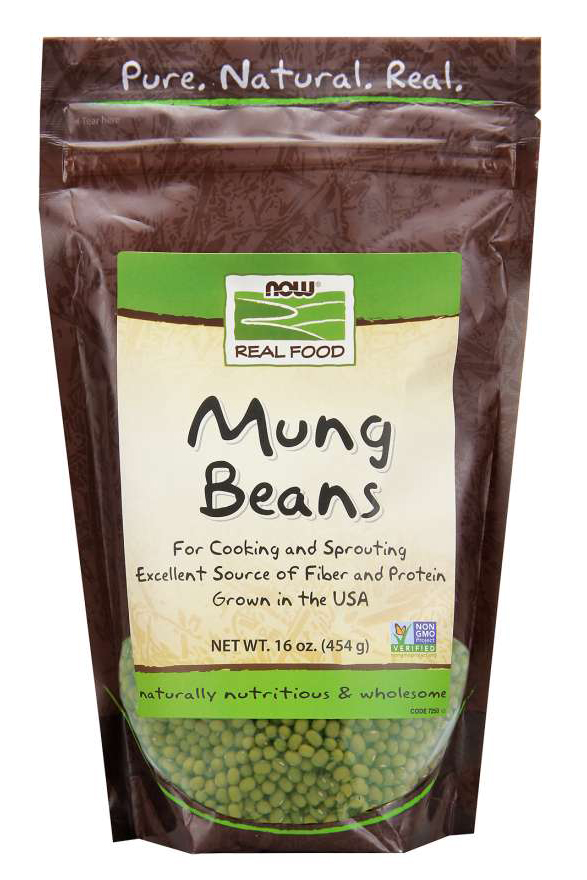 NOW - NOW Real Food - Mung Beans - 16 oz (454 Grams)